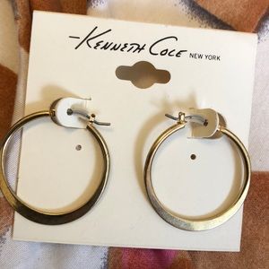 Kenneth Cole hoop earrings
